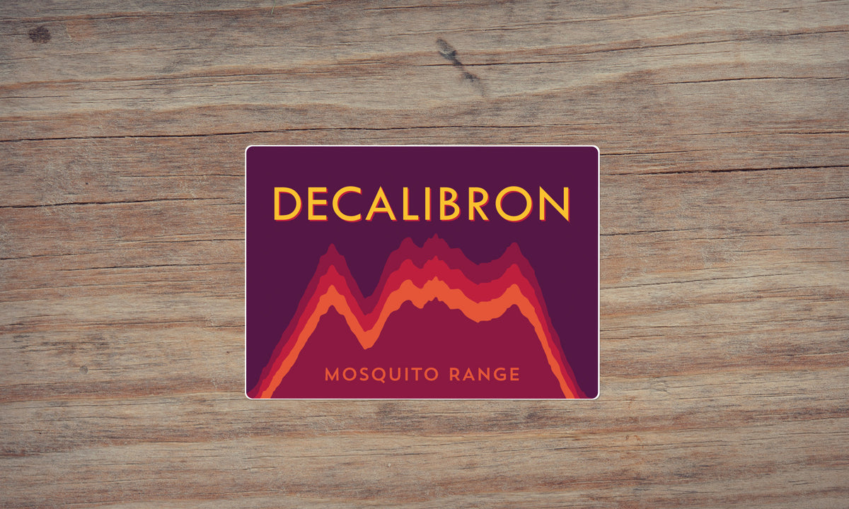 Decalibron Colorado 14er Sticker Pack