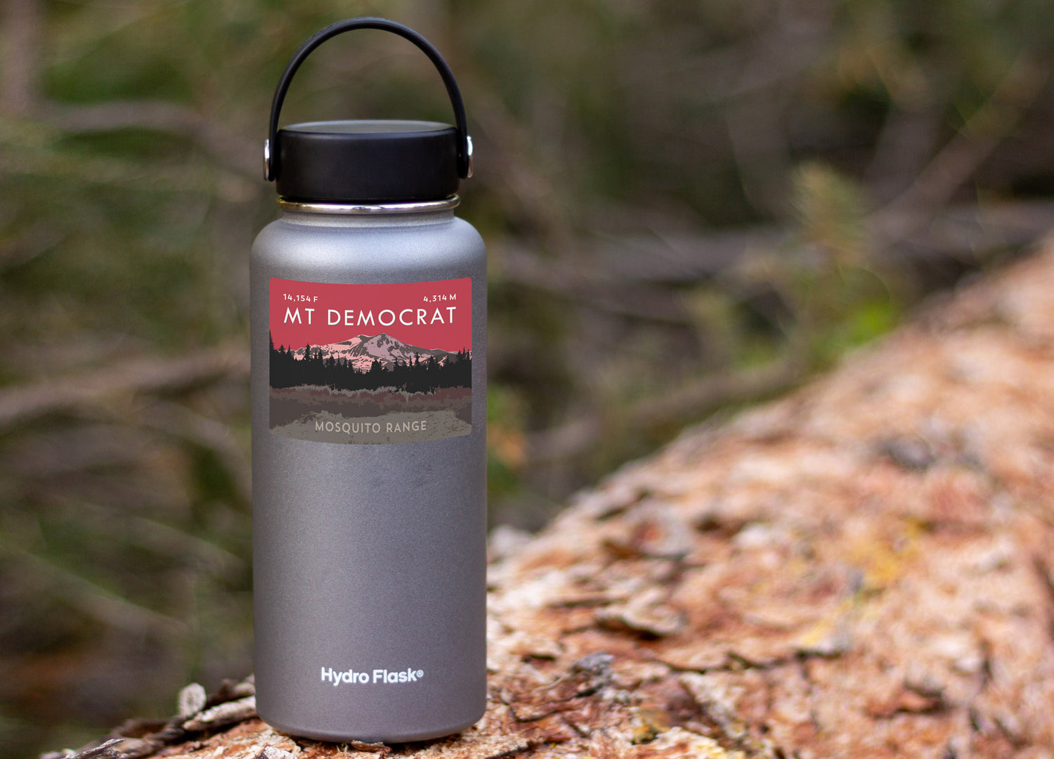 Mount Democrat Colorado 14er Sticker