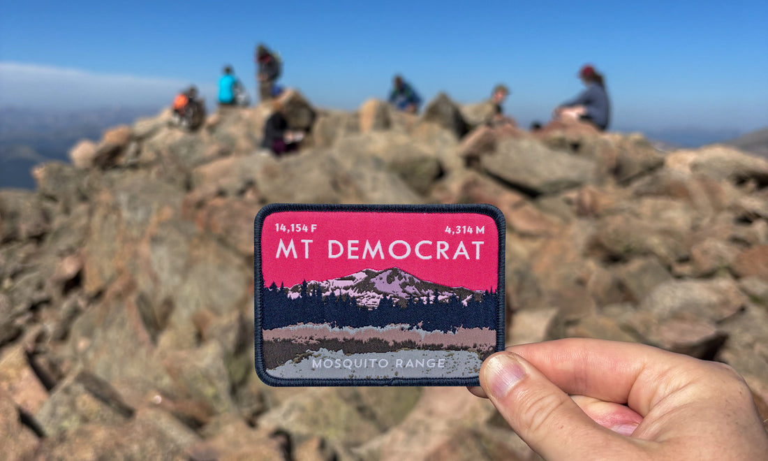 Mount Democrat Colorado 14er Patch