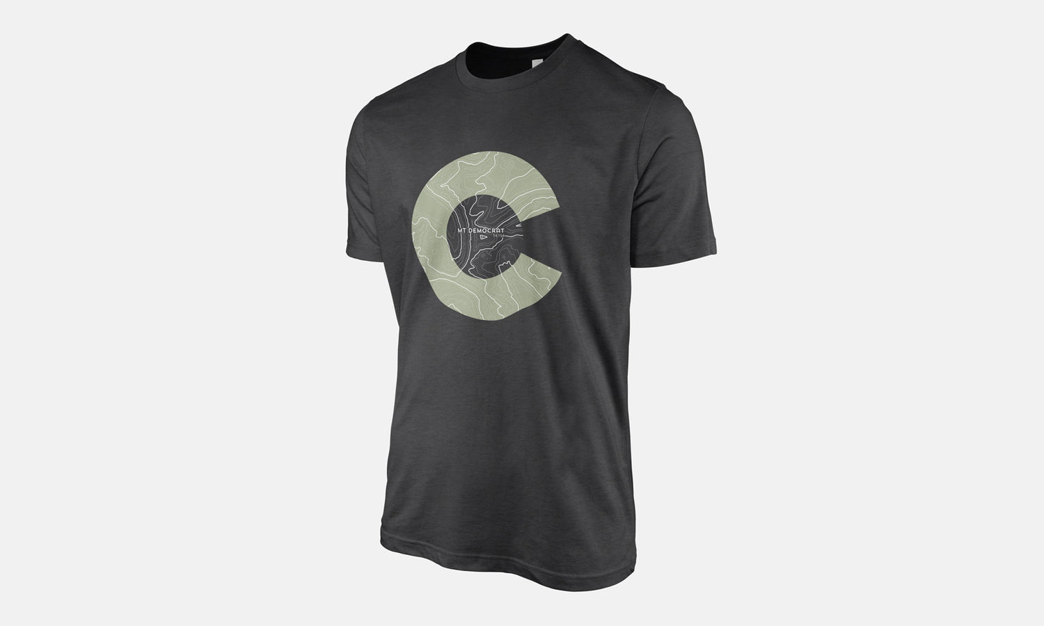Mount Democrat Topo 14er Shirt