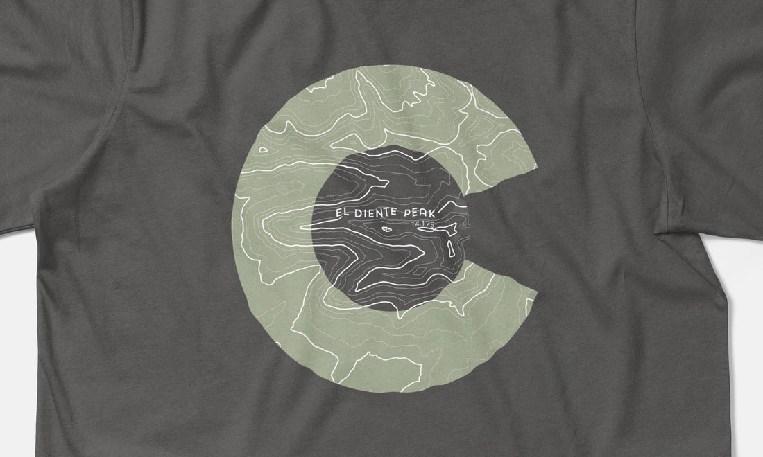 El Diente Peak Topo 14er Shirt