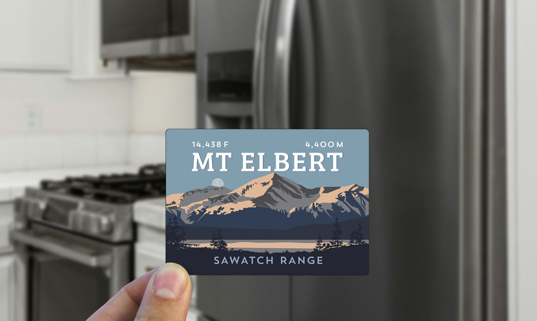 Mount Elbert Colorado 14er Magnet