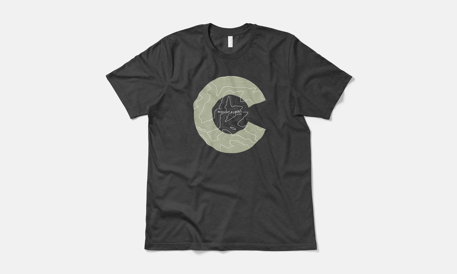 Mount Elbert Topo 14er Shirt
