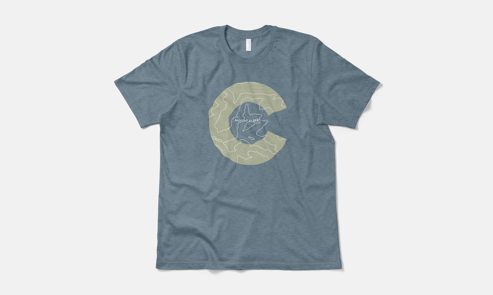 Mount Elbert Topo 14er Shirt