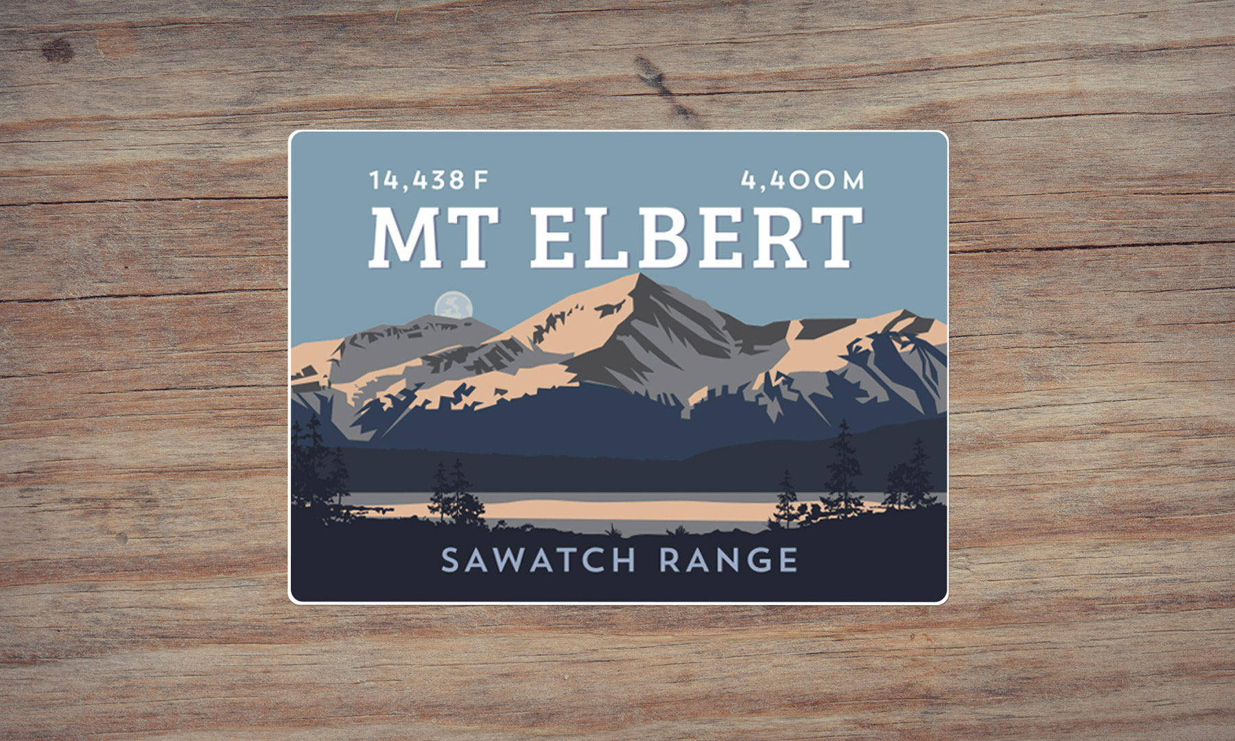 Mount Elbert Colorado 14er Sticker