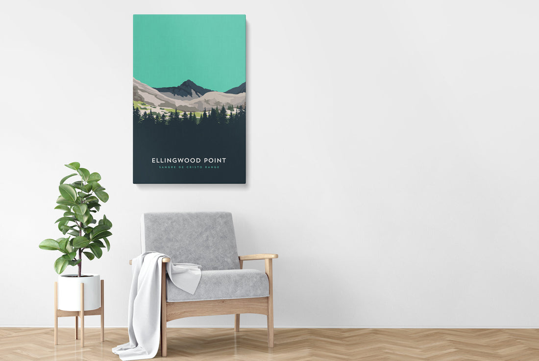 Ellingwood Point Colorado 14er Canvas Print