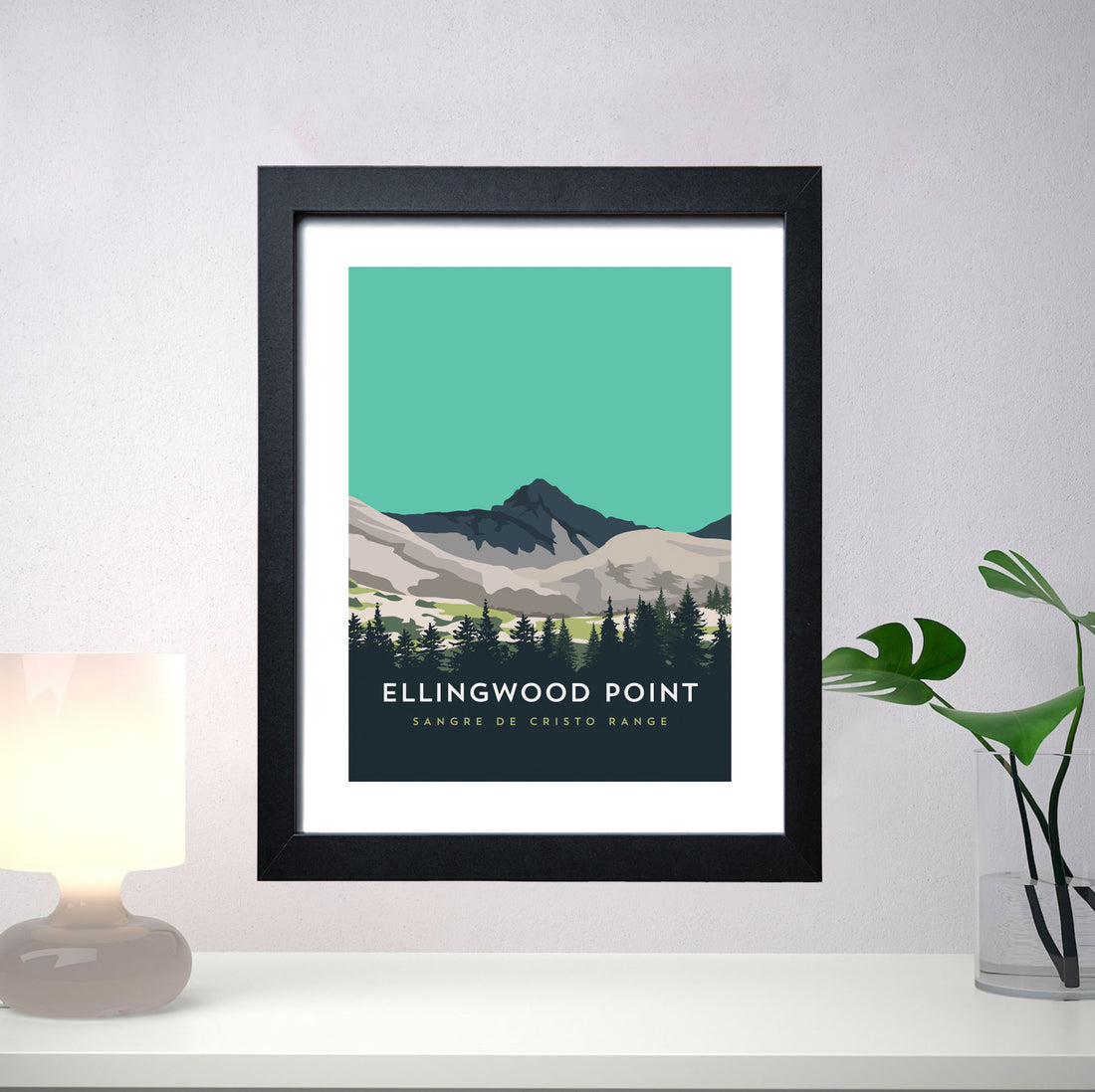 Ellingwood Point Colorado 14er Framed Art Print