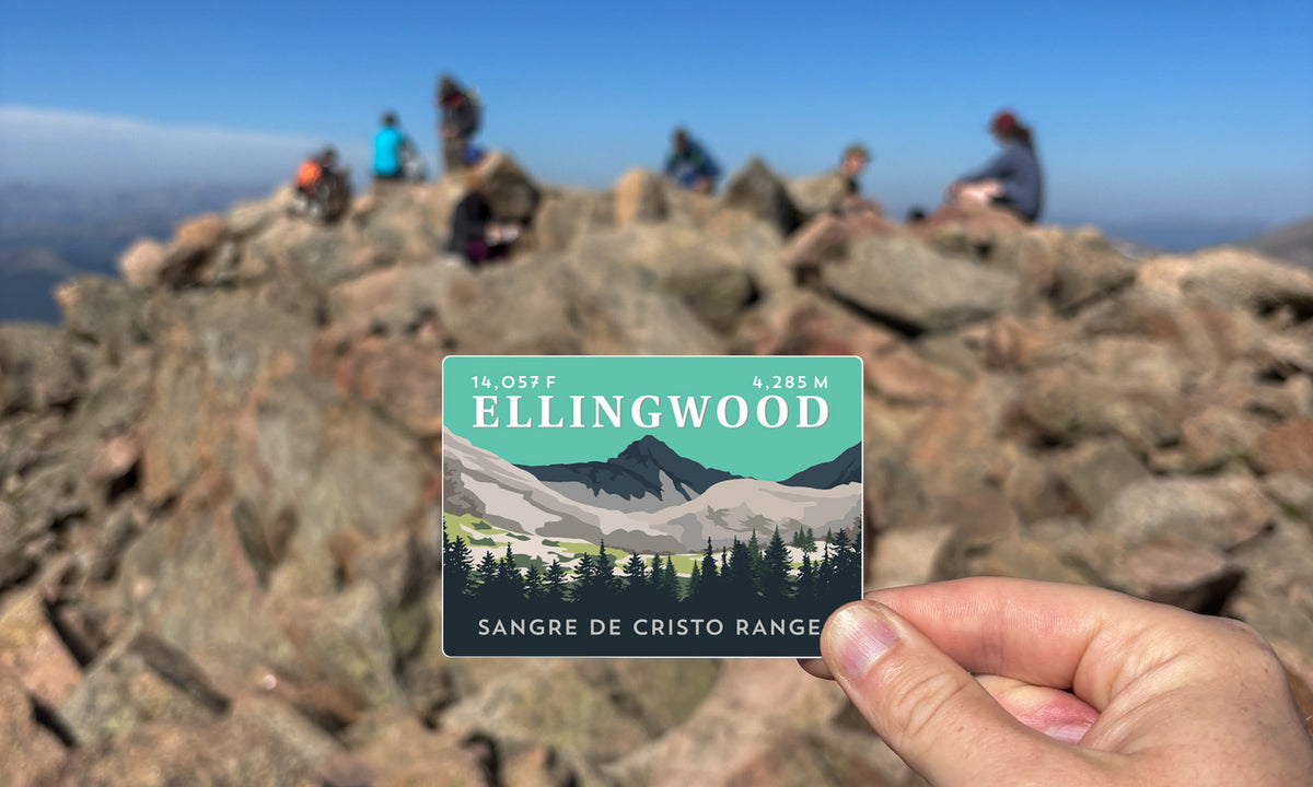 Ellingwood Point Colorado 14er Sticker