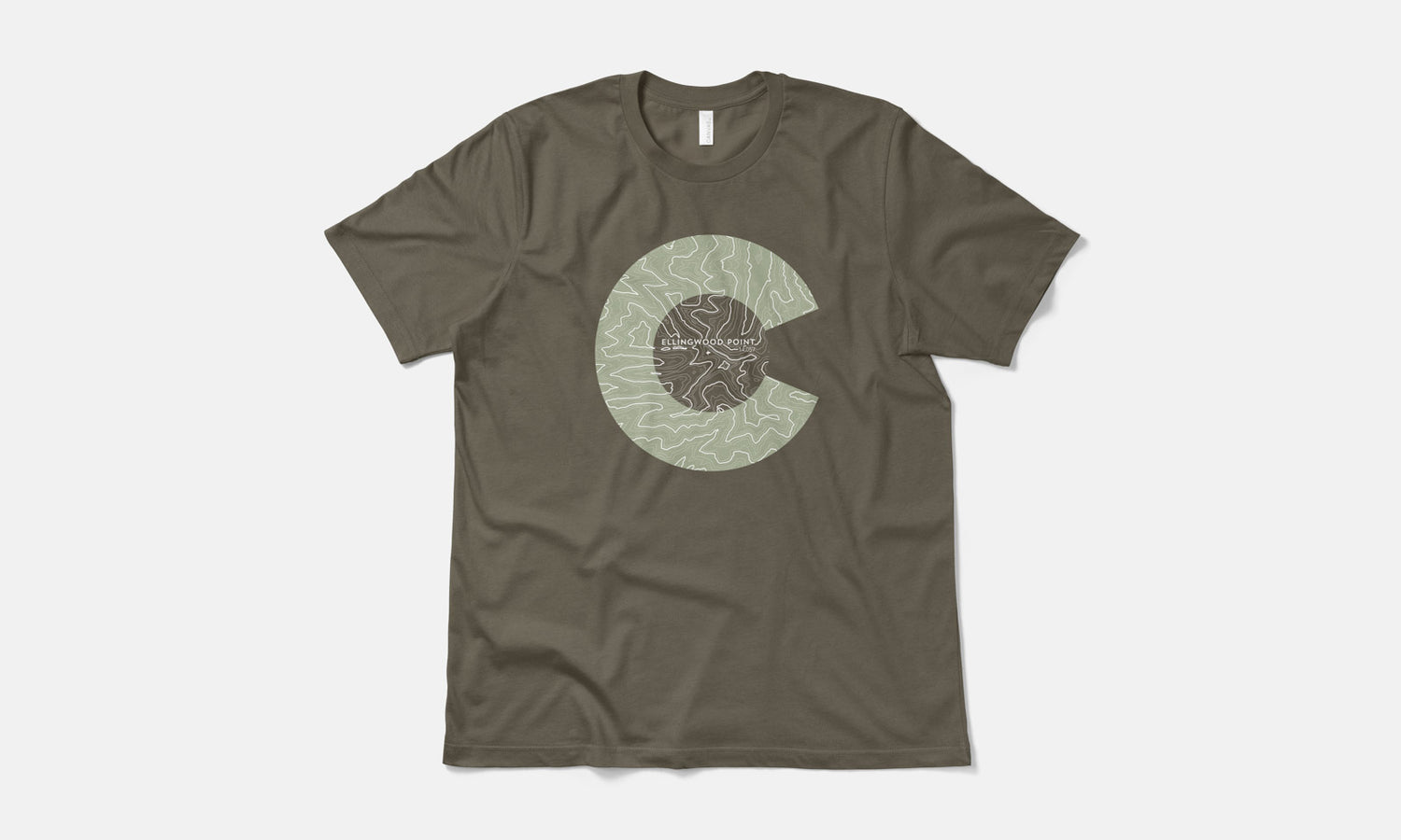 Ellingwood Point Topo 14er Shirt