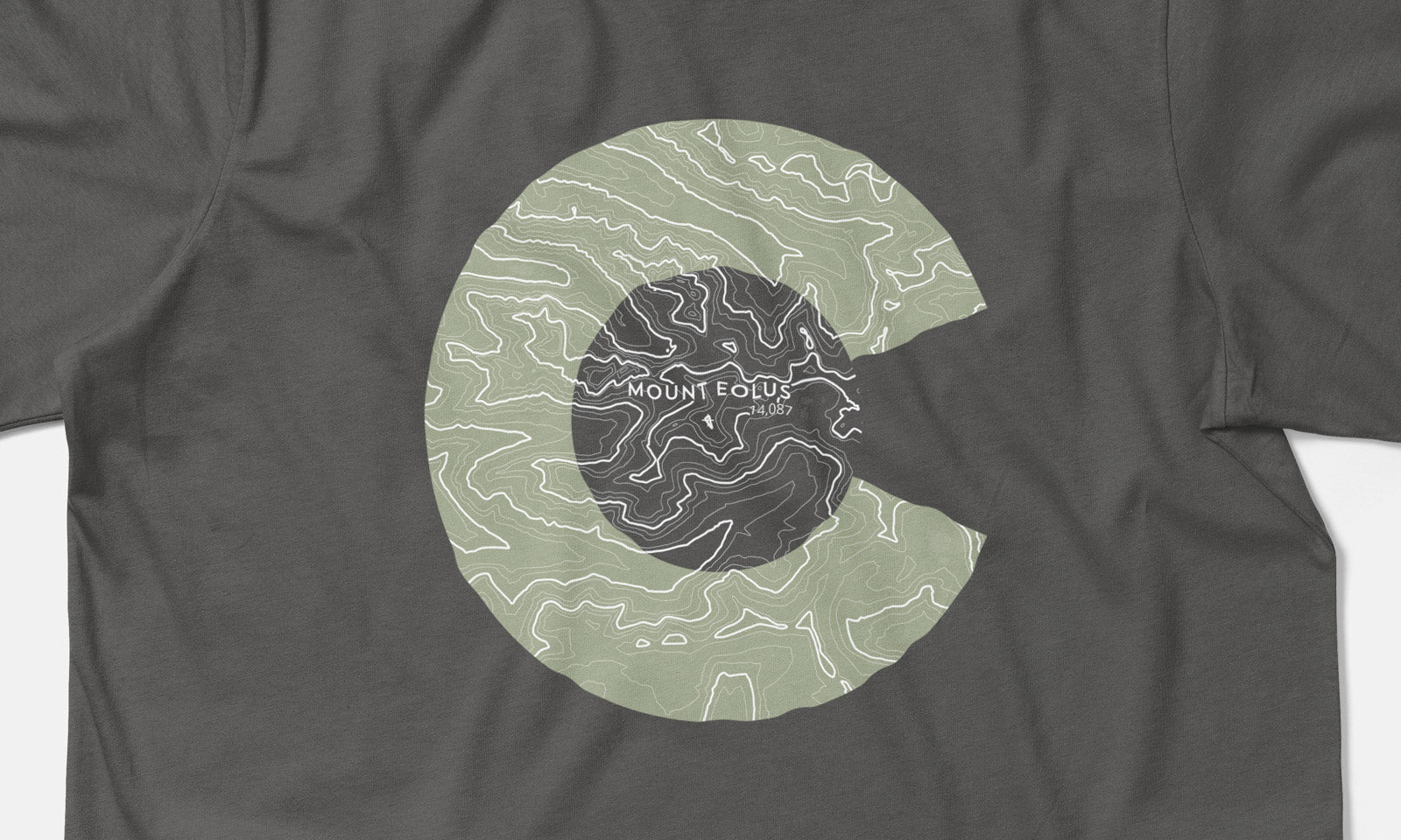 Mount Eolus Topo 14er Shirt