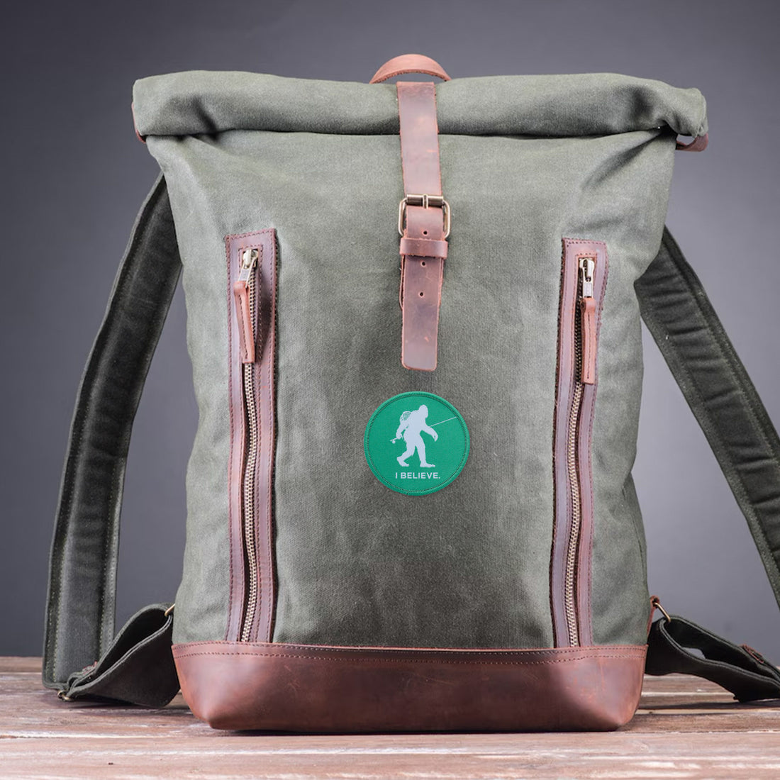 Bigfoot Fly Fishing Patch iron on