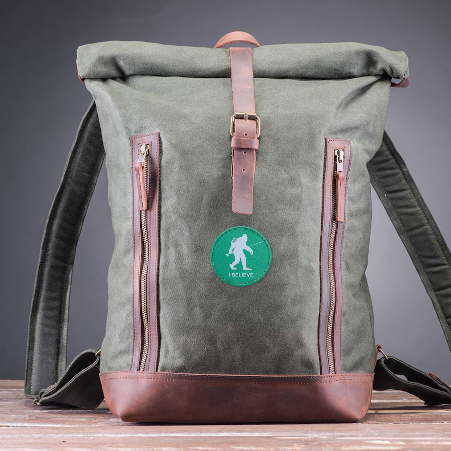 Bigfoot Fly Fishing Patch iron on