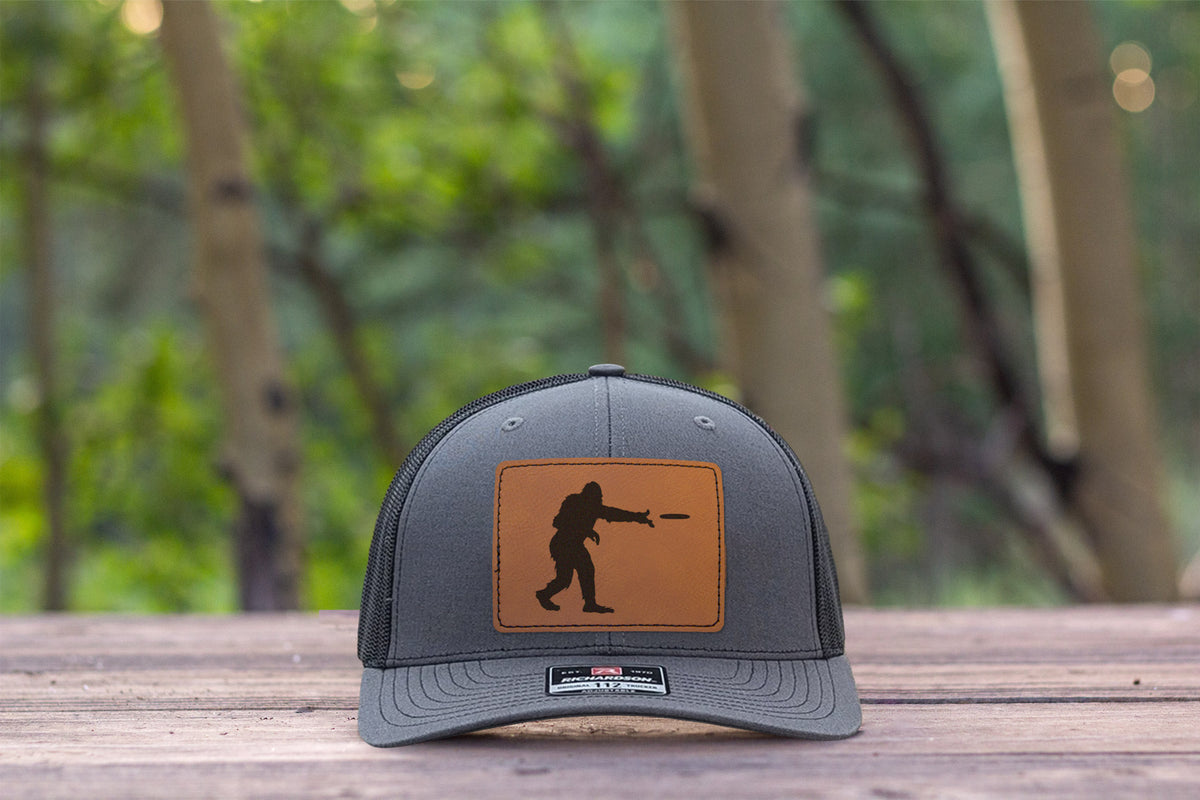 Sasquatch Frisbee Hat Charcoal/Black Richardson 112 Bigfoot