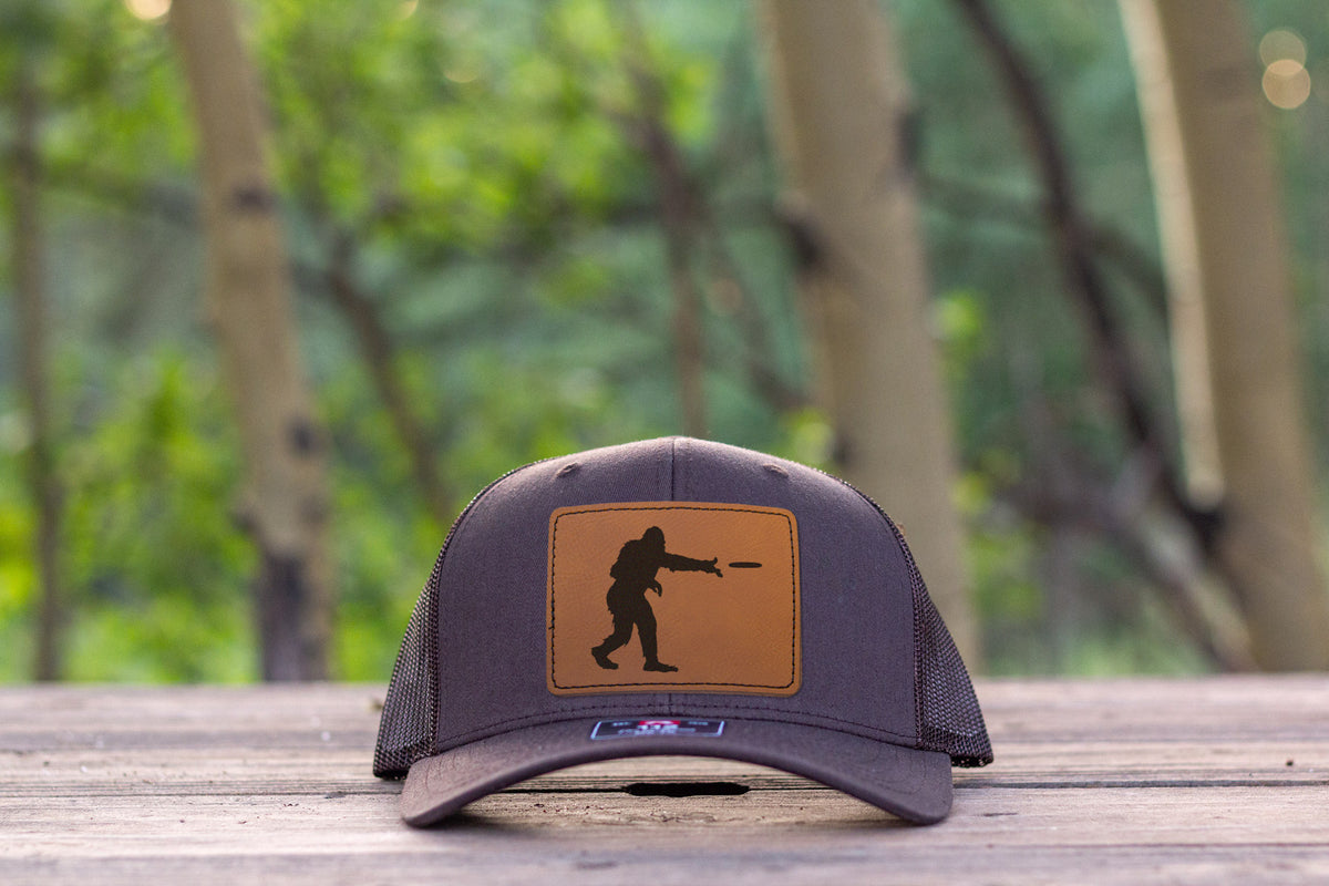 Sasquatch Frisbee Hat Coffee Richardson 112 Bigfoot