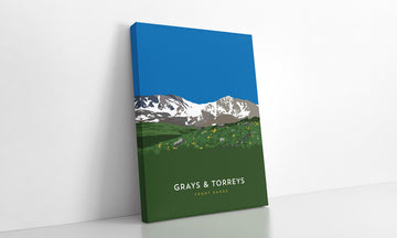 Grays & Torreys Colorado 14er Canvas Print
