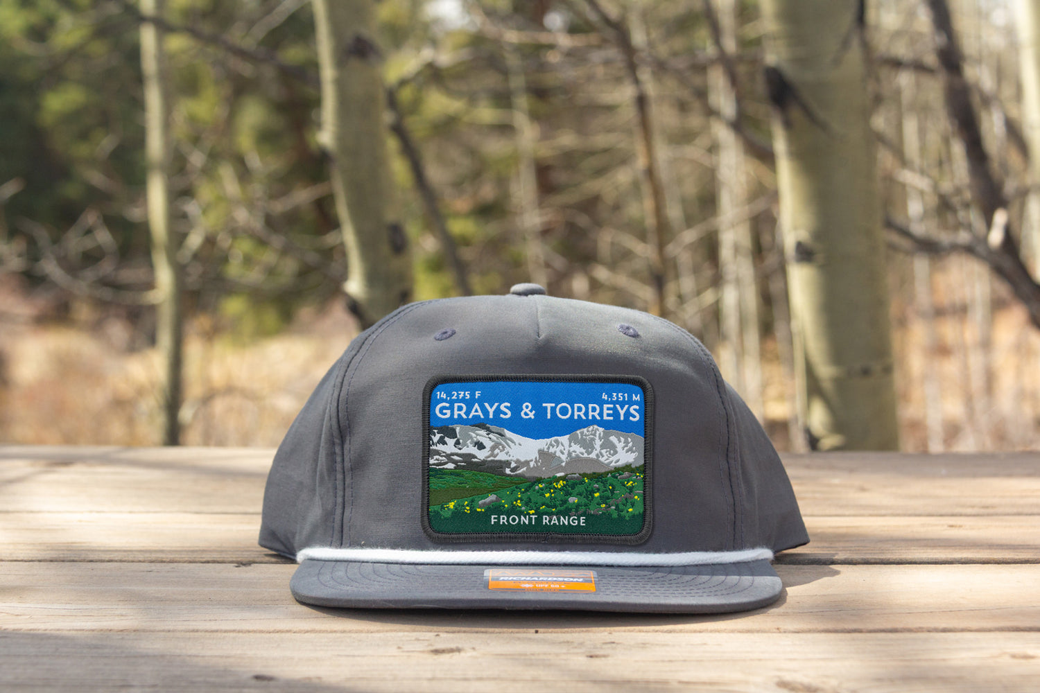 Grays and Torreys Peak Colorado 14er Rope Hat