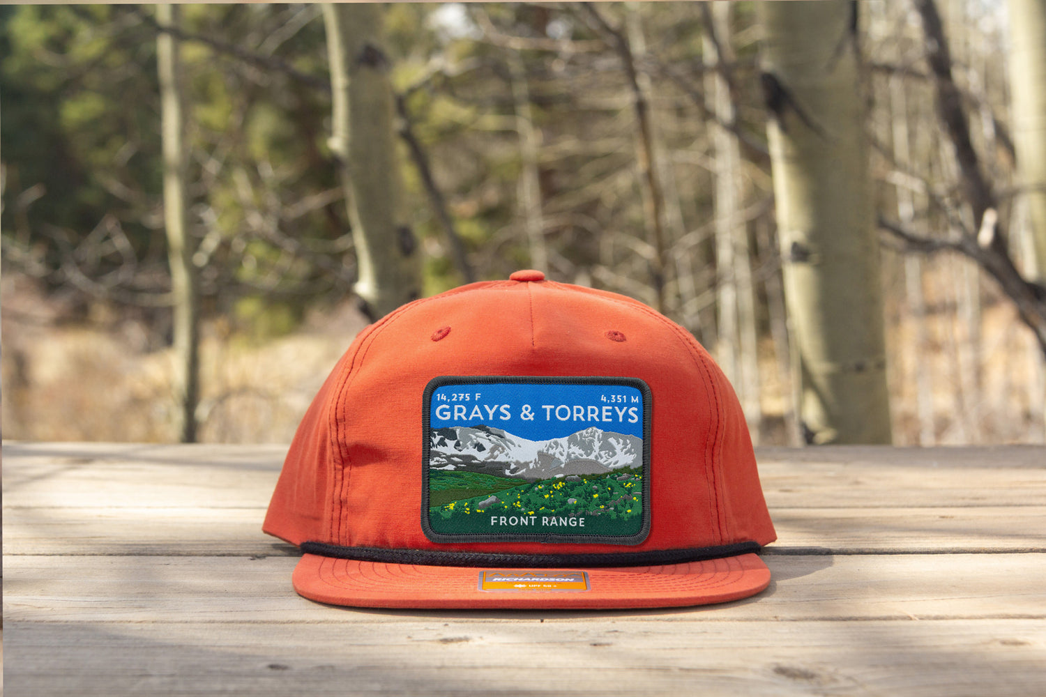 Grays and Torreys Peak Colorado 14er Rope Hat