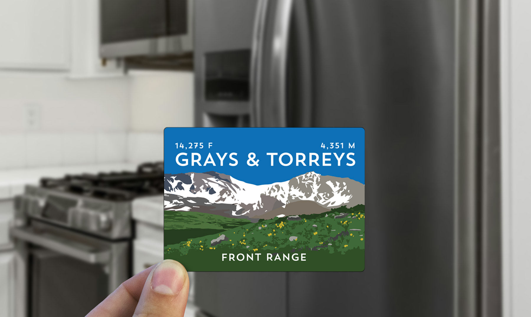 Grays &amp; Torreys Colorado 14er Magnet