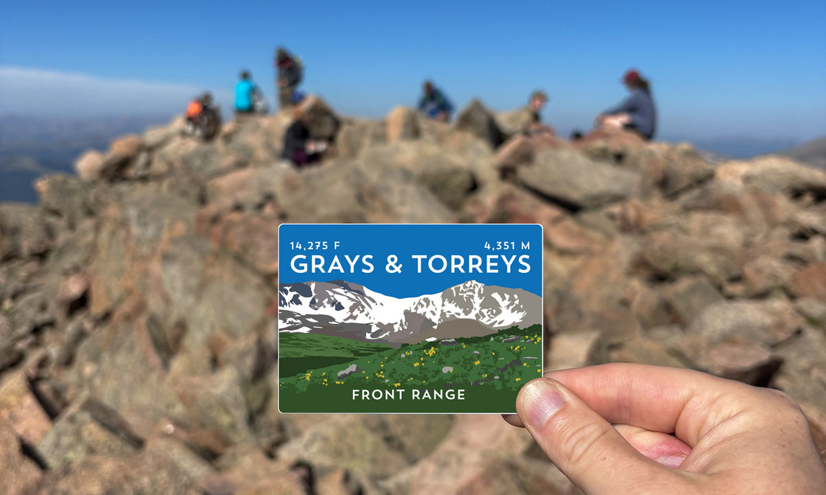 Grays &amp; Torreys Colorado 14er Sticker