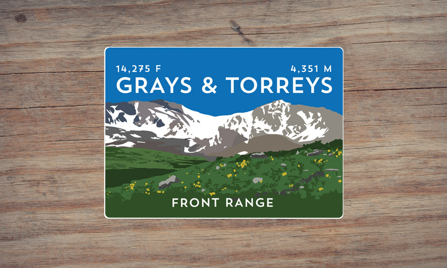 Grays &amp; Torreys Colorado 14er Sticker