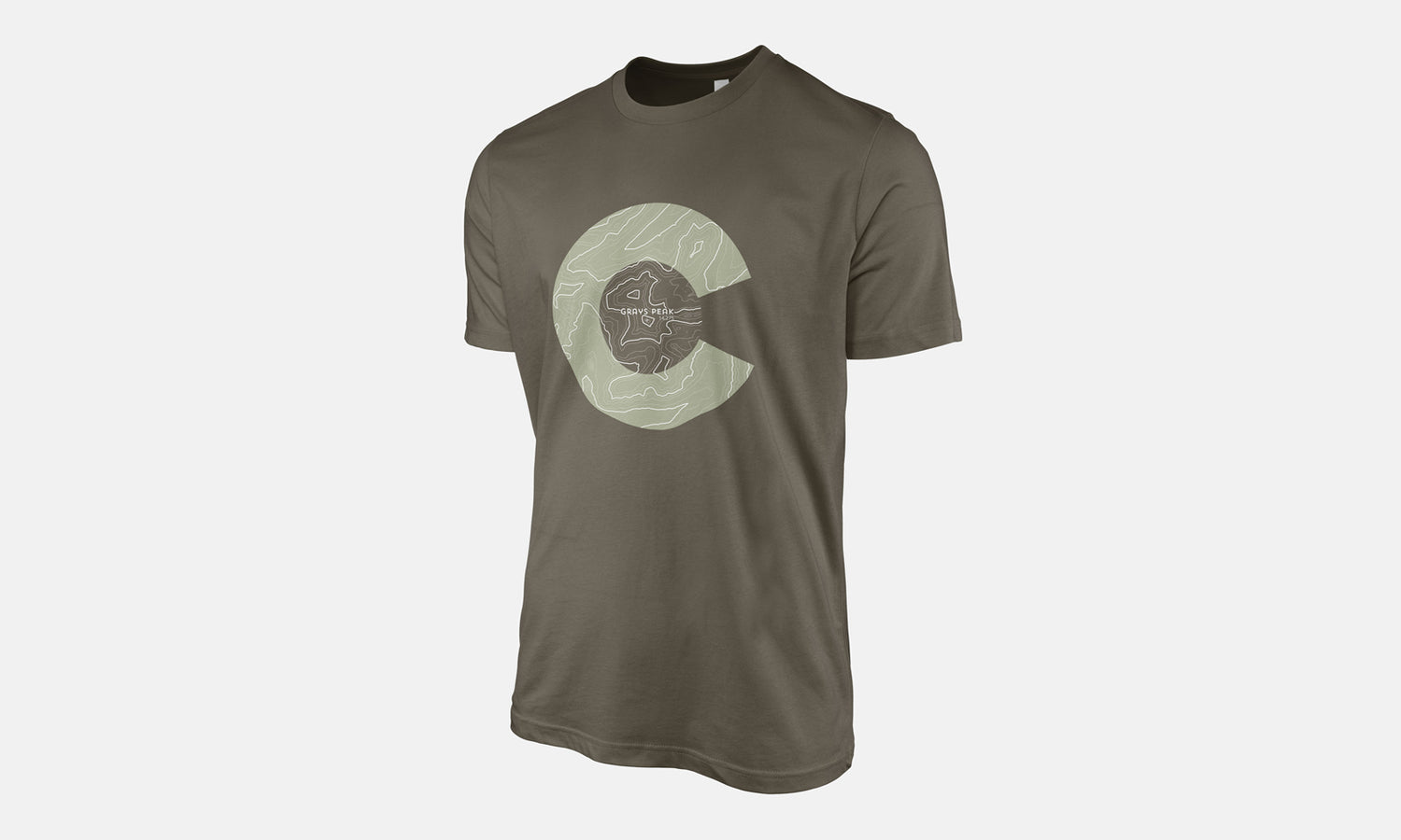 Grays Peak Topo 14er Shirt