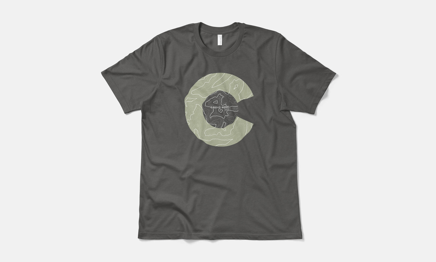 Grays Peak Topo 14er Shirt