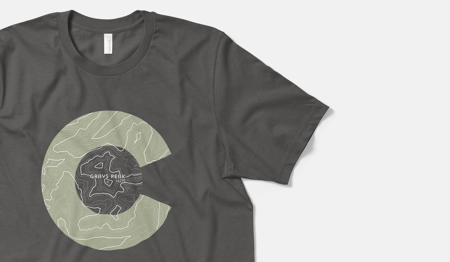 Grays Peak Topo 14er Shirt