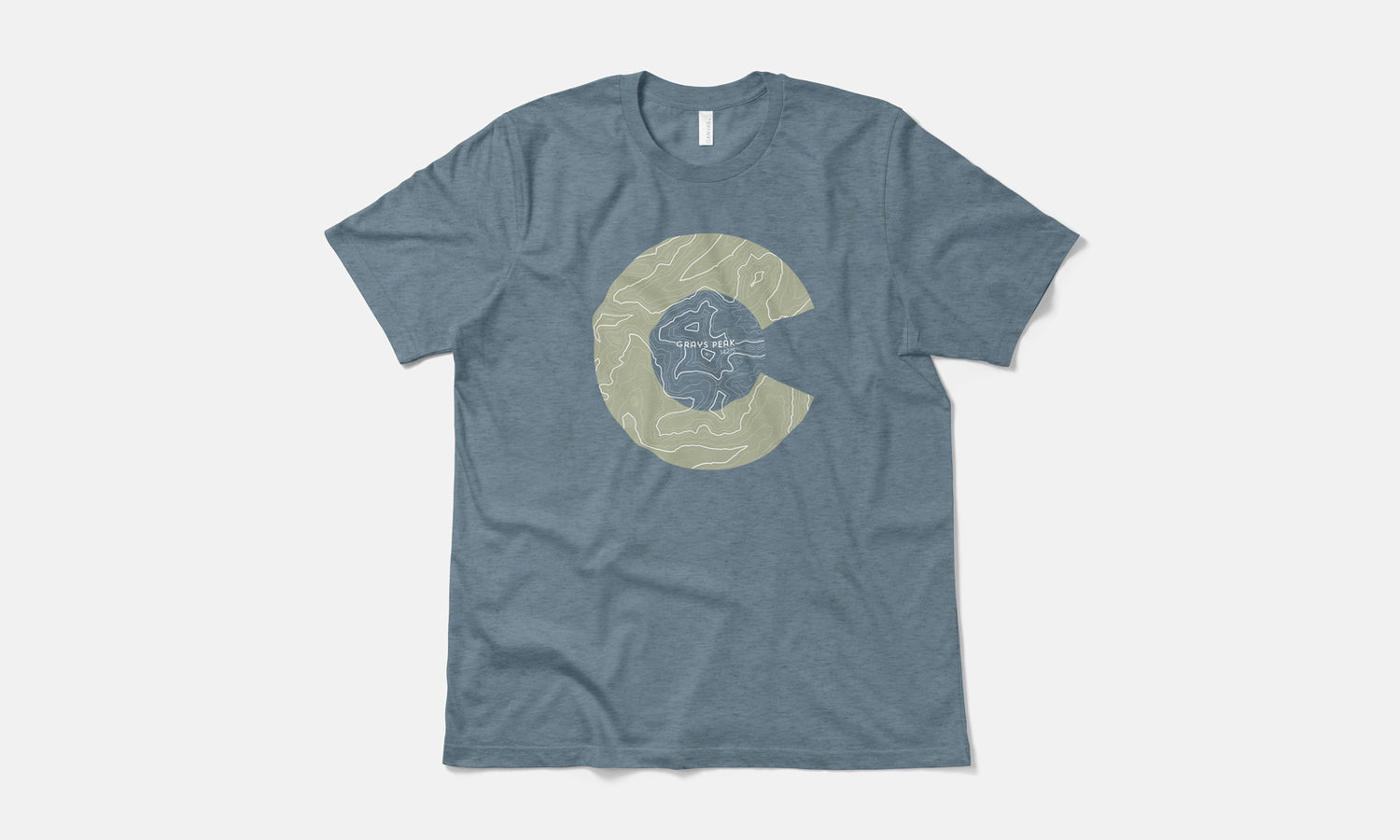 Grays Peak Topo 14er Shirt