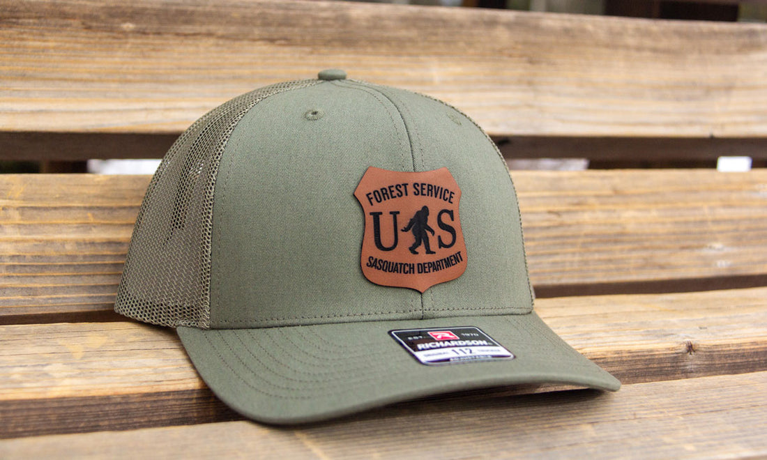US Sasquatch Department Patch Hat Green