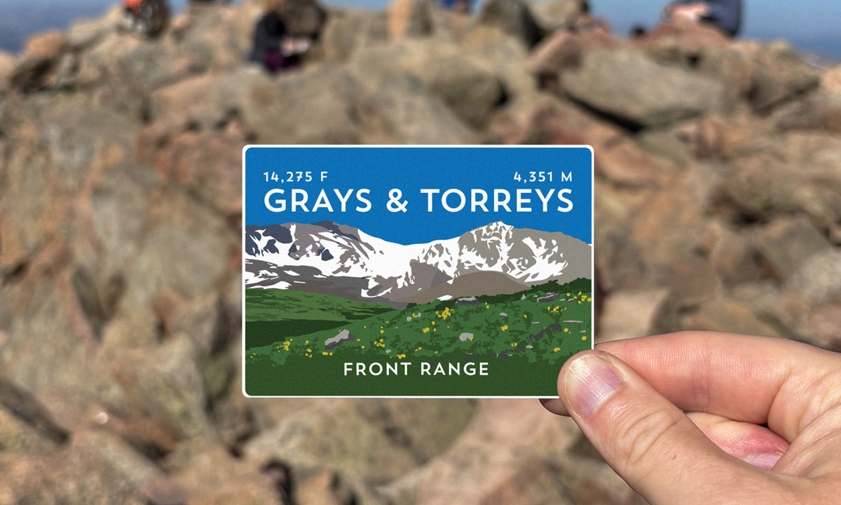 Grays &amp; Torreys Colorado 14er Sticker