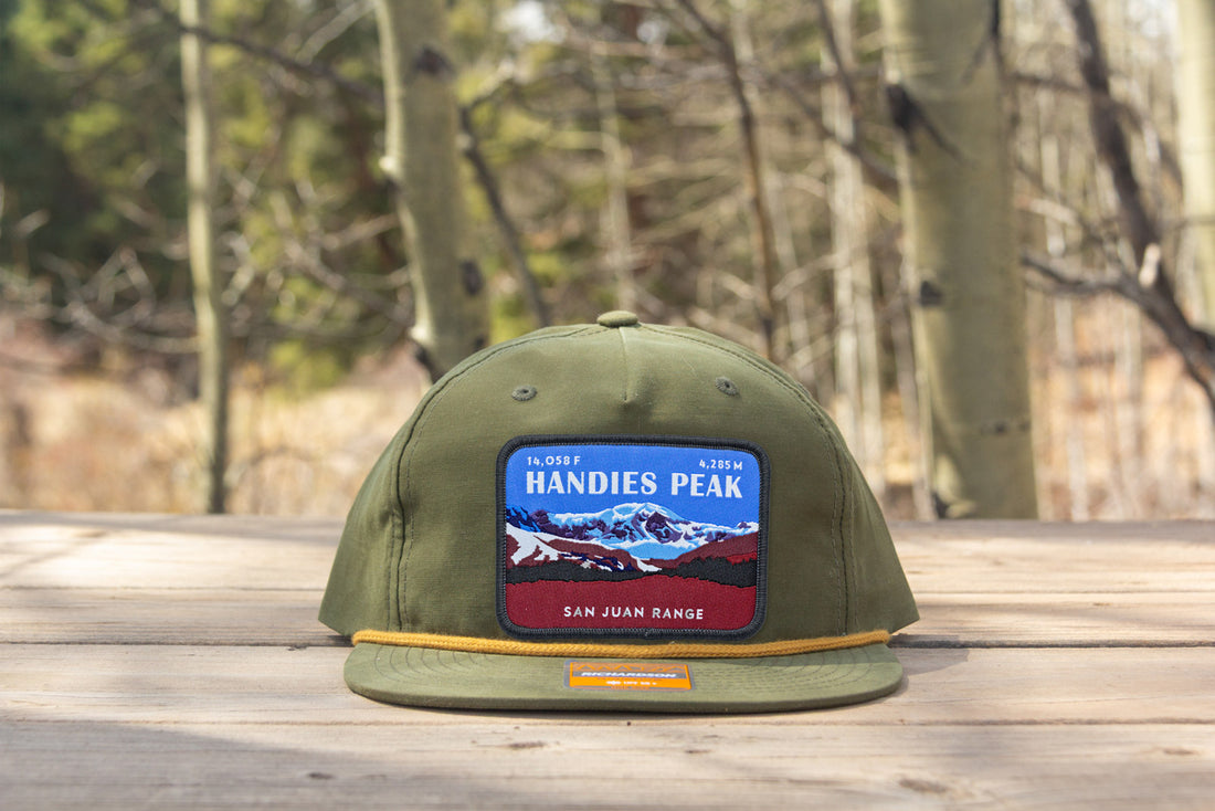 Handies Peak Colorado 14er Rope Hat