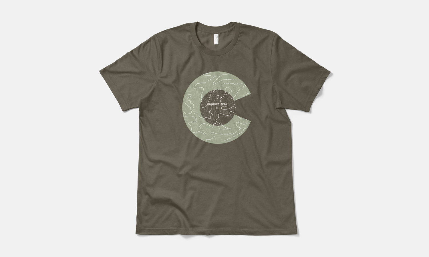 Handies Peak Topo 14er Shirt