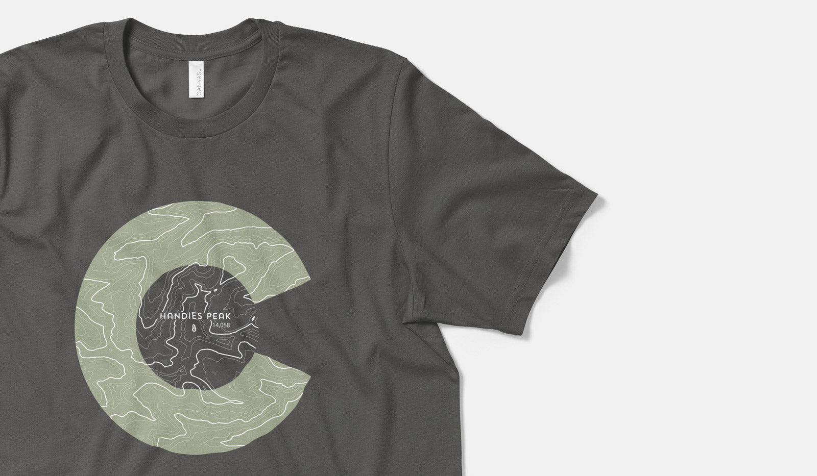 Handies Peak Topo 14er Shirt