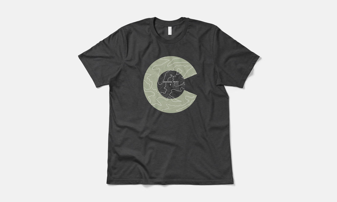 Handies Peak Topo 14er Shirt