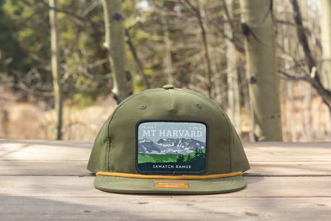 Mount Harvard Colorado 14er Rope Hat