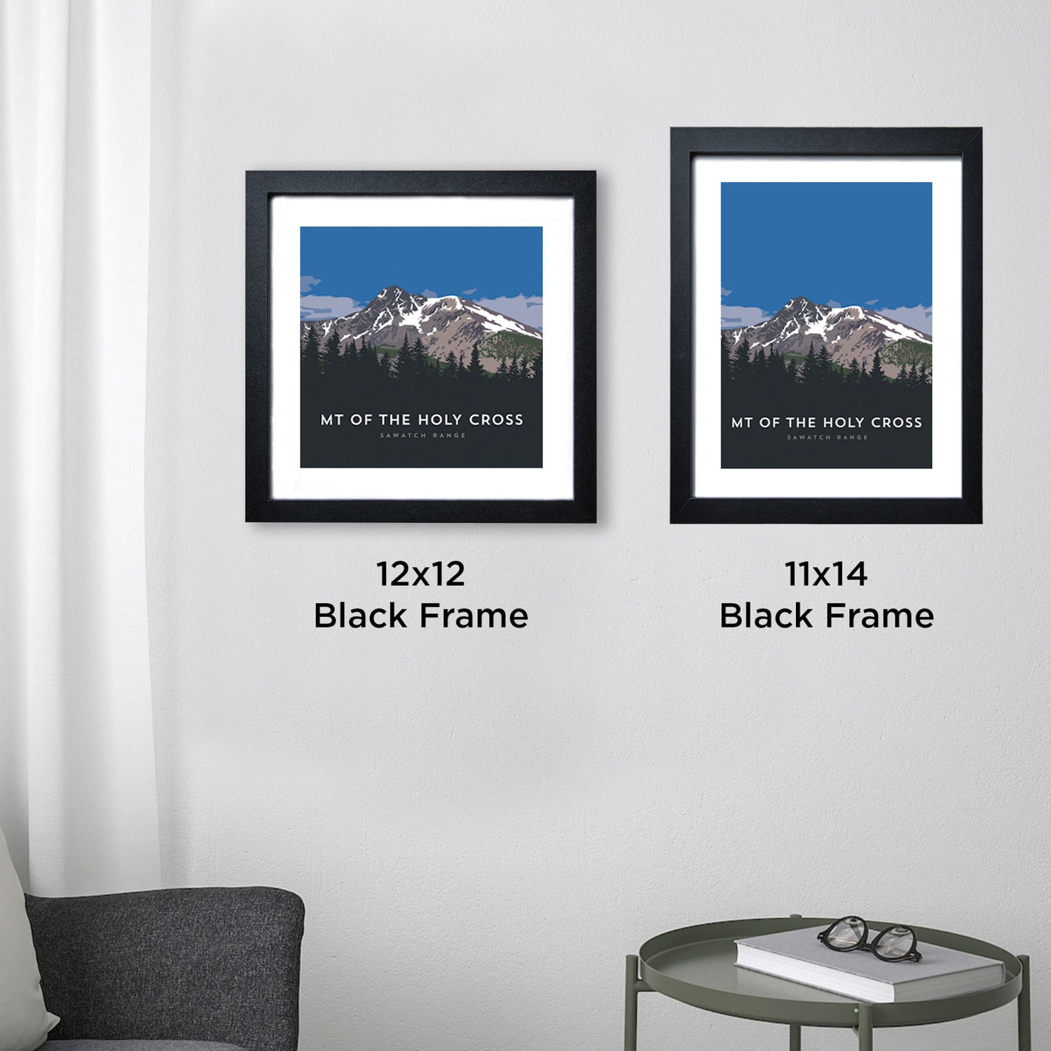 Mount of the Holy Cross Colorado 14er Framed Poster