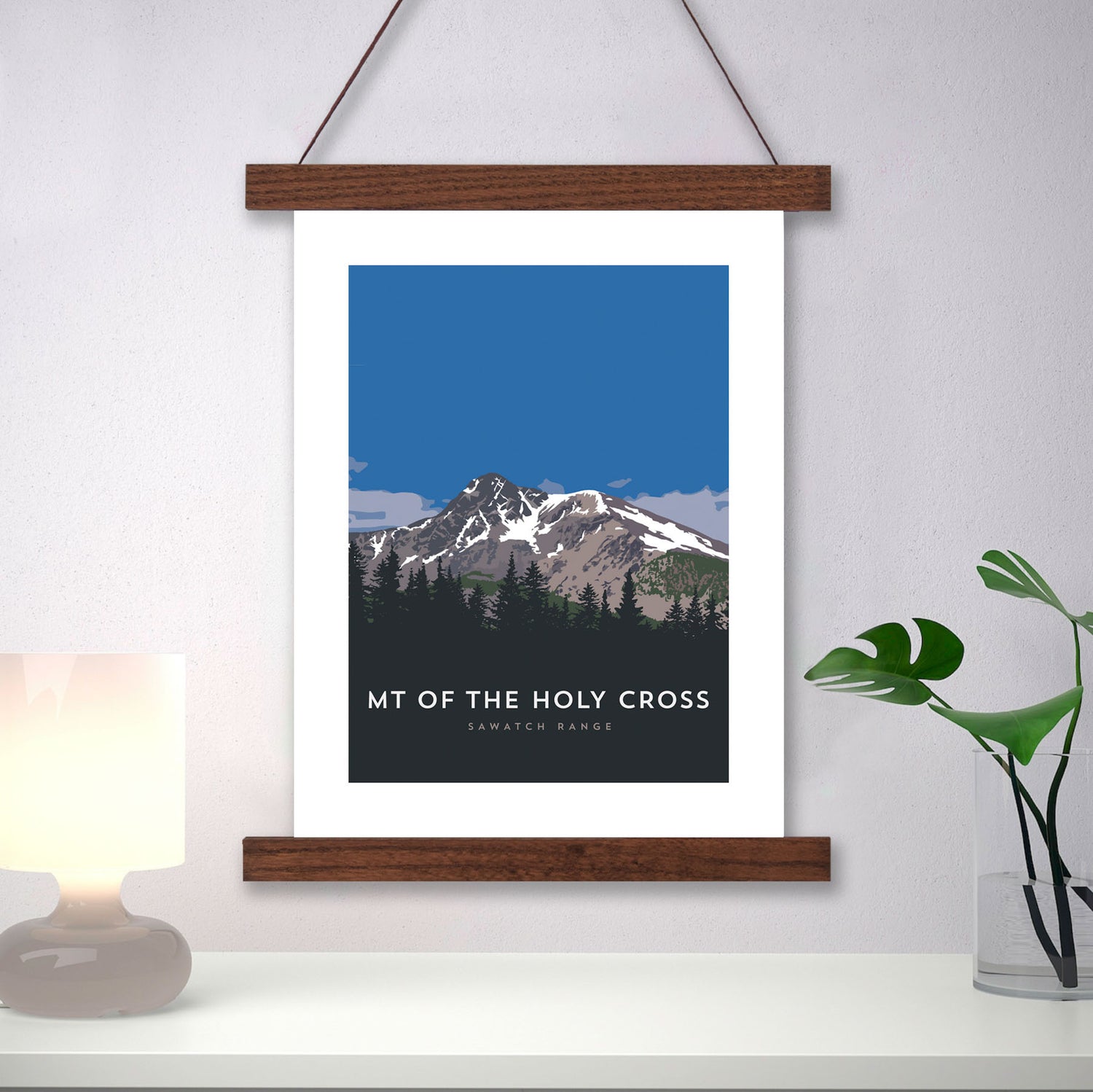 Mount of the Holy Cross Colorado 14er Hanger Frame Poster