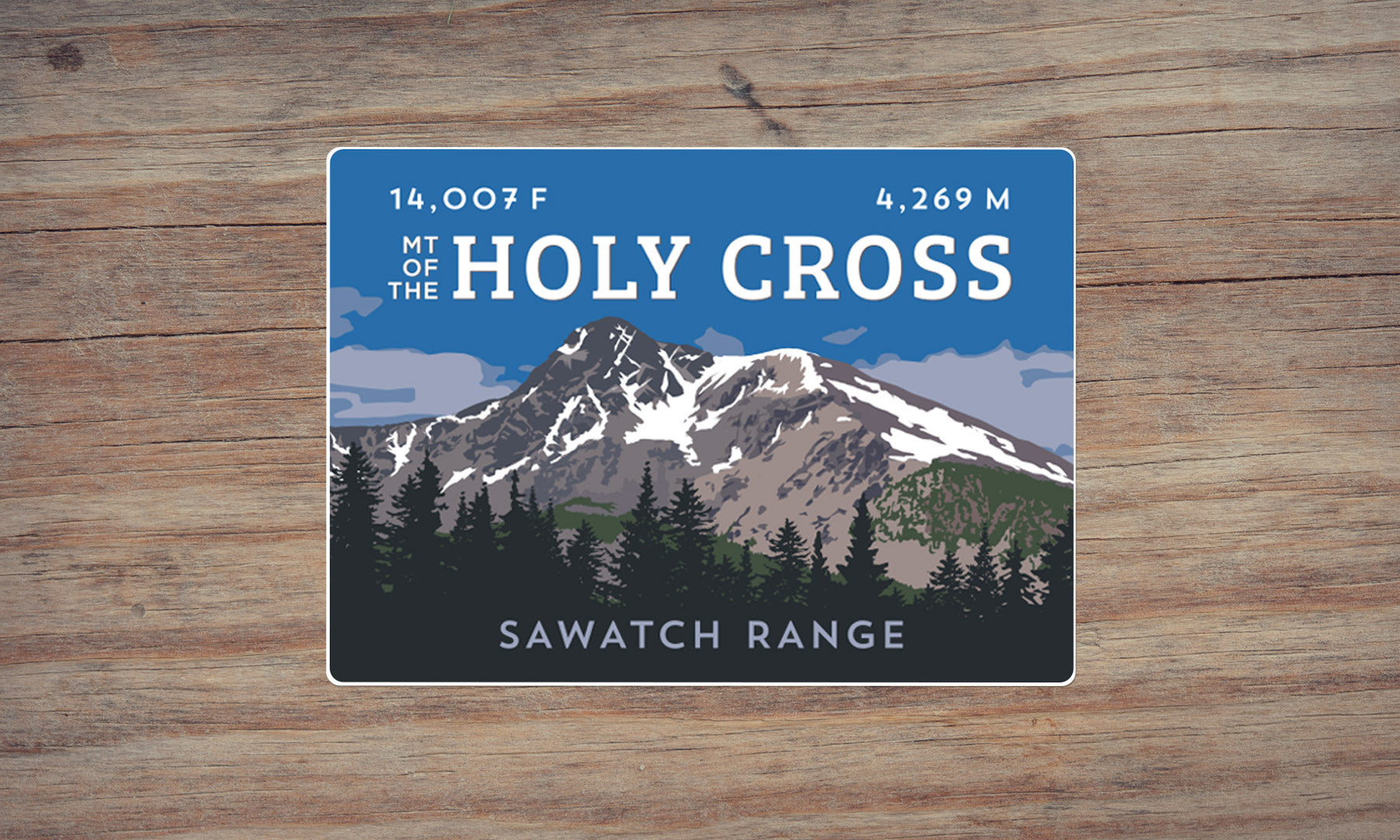 Mount of the Holy Cross Colorado 14er Sticker