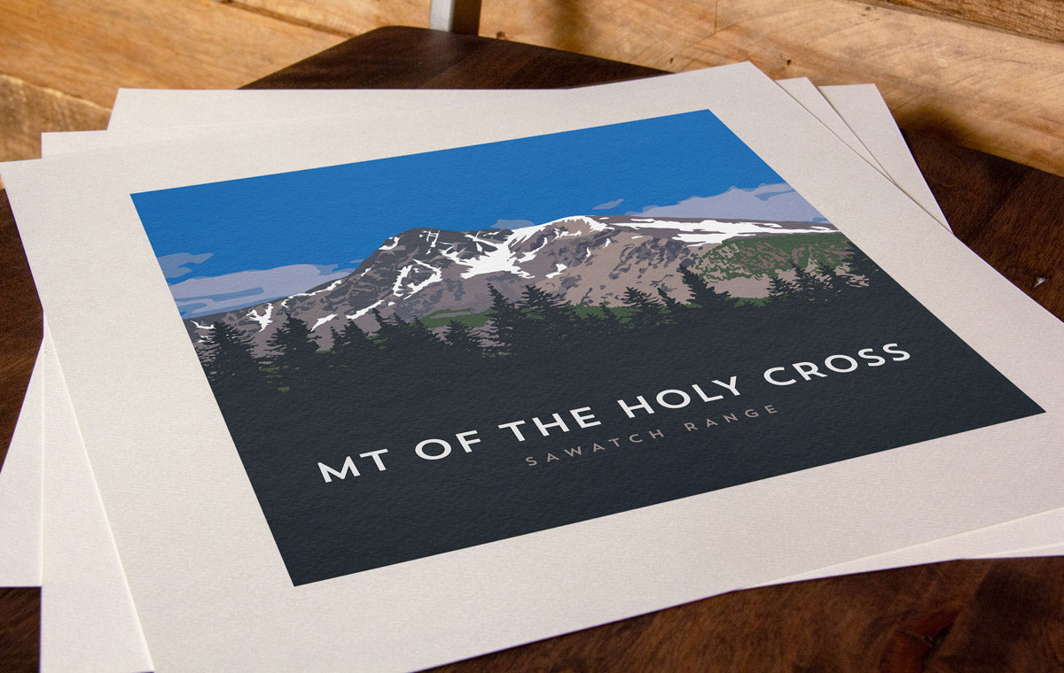 Mount of the Holy Cross Colorado 14er Print