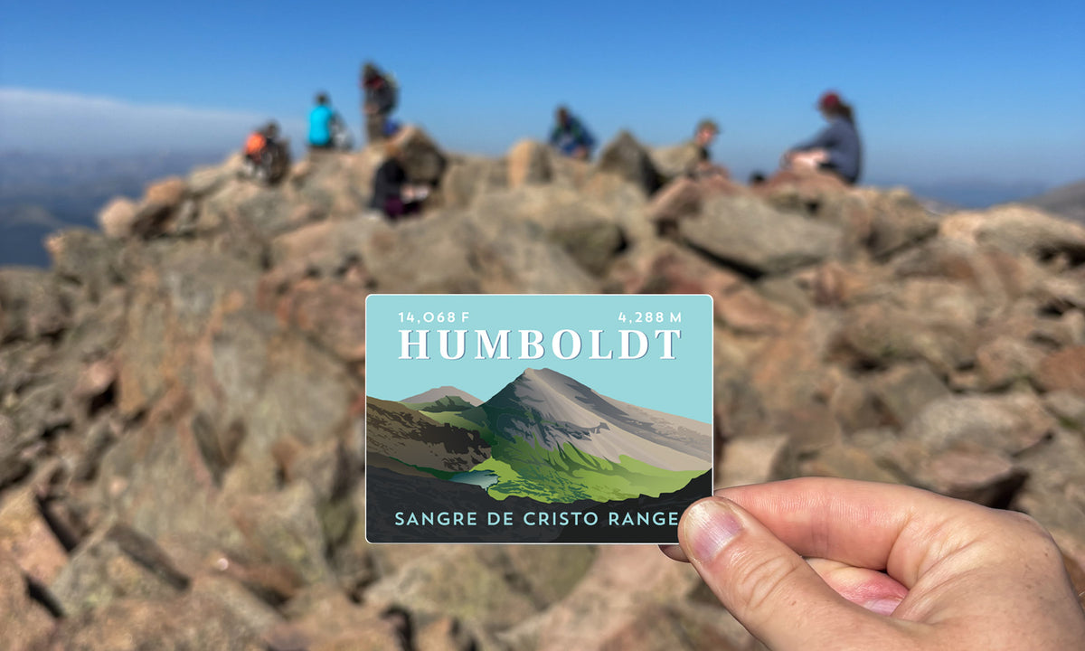 Humboldt Peak Colorado 14er Sticker