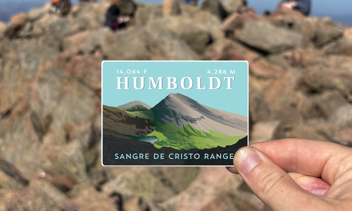 Humboldt Peak Colorado 14er Sticker