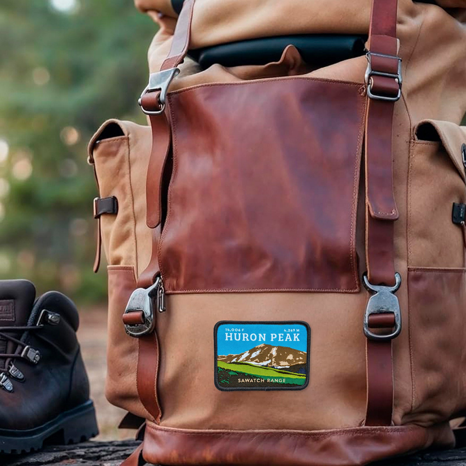 Huron Peak Colorado 14er Patch