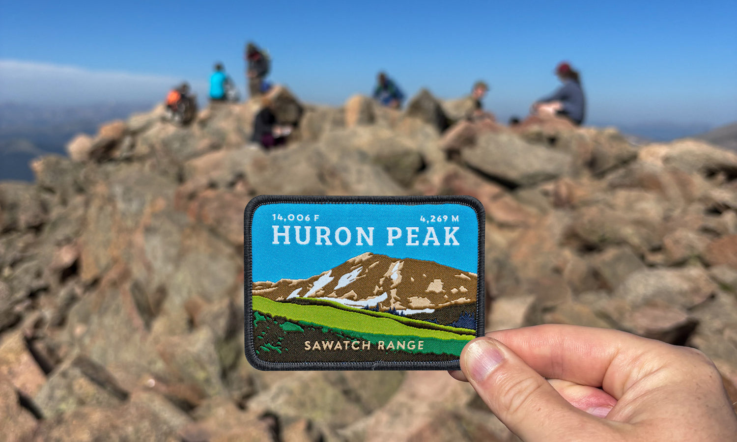 Huron Peak Colorado 14er Patch