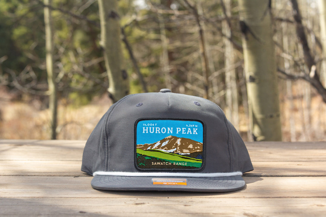 Huron Peak Colorado 14er Rope Hat
