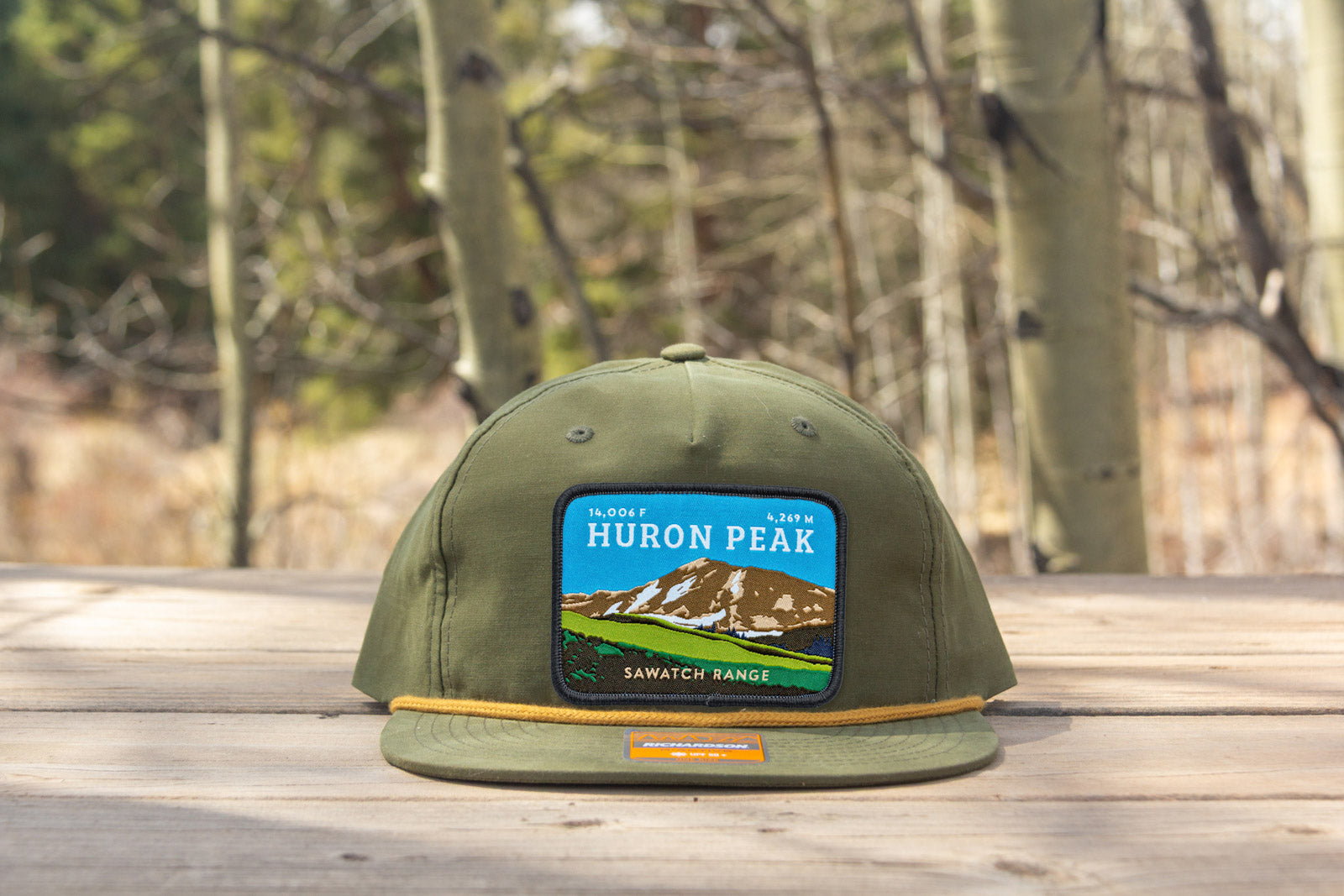 Huron Peak Colorado 14er Rope Hat