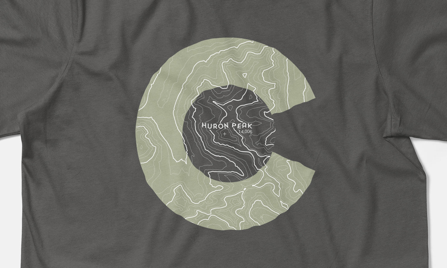 Huron Peak Topo 14er Shirt