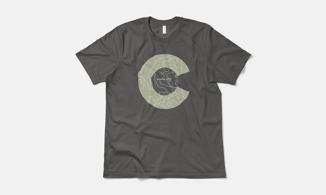 Huron Peak Topo 14er Shirt