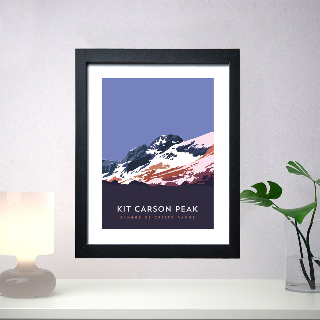 Kit Carson Peak Colorado 14er Framed Art Print