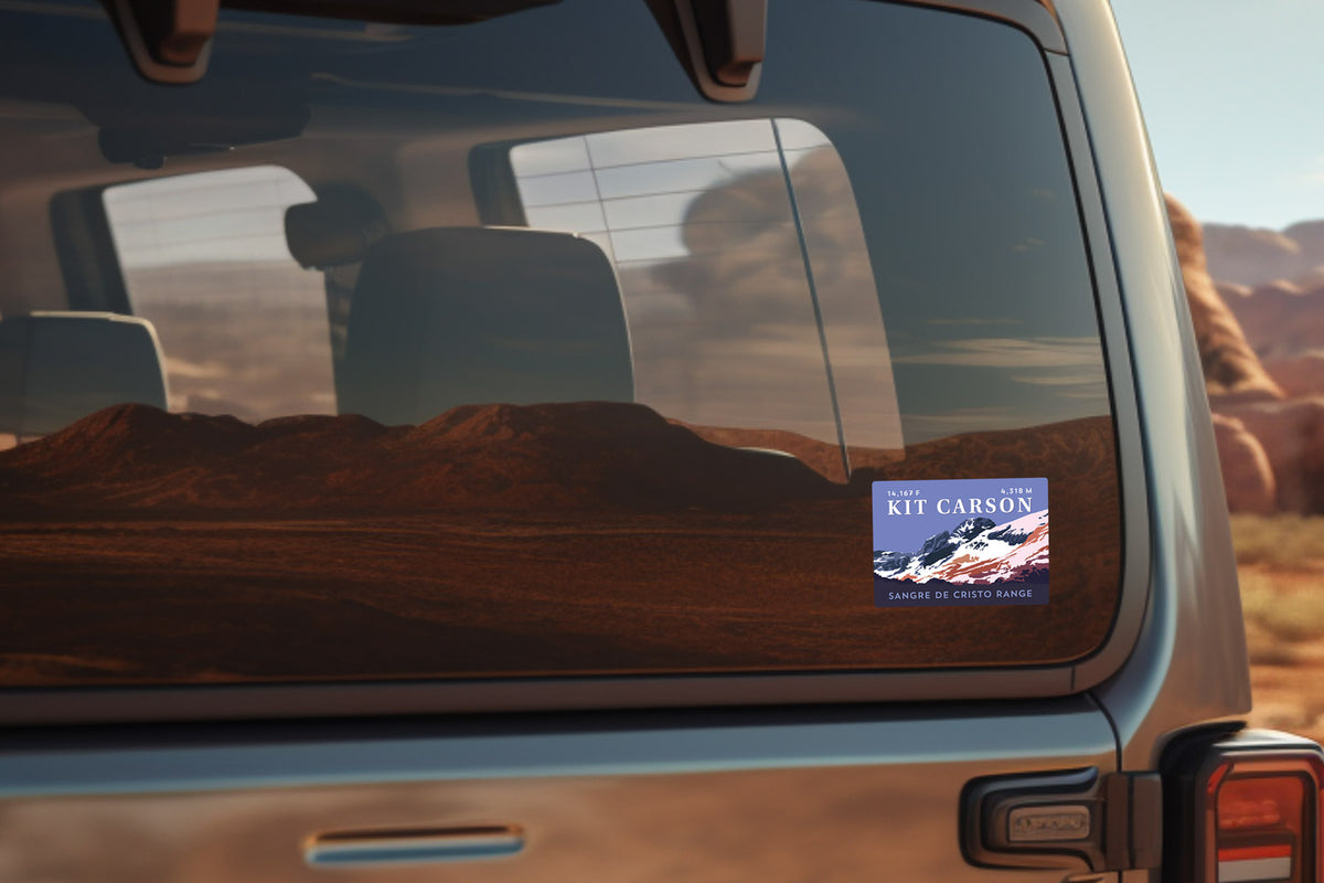 Kit Carson Peak Colorado 14er Sticker