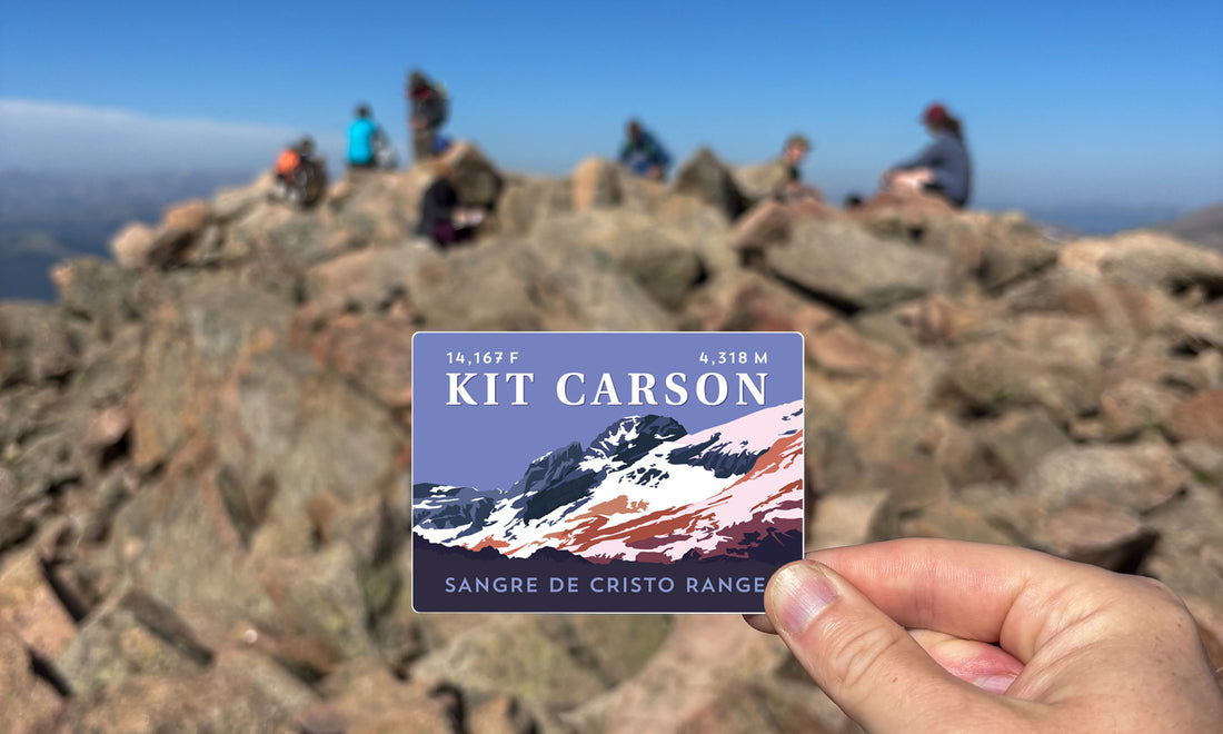 Kit Carson Peak Colorado 14er Sticker